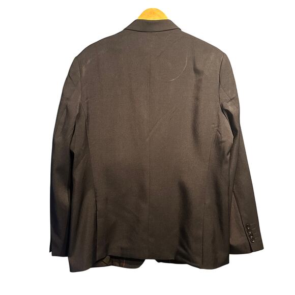 NWT PJ Paul Jones Size Large Blazer Sportcoat Black Pocket Square Office Work - Picture 2 of 15